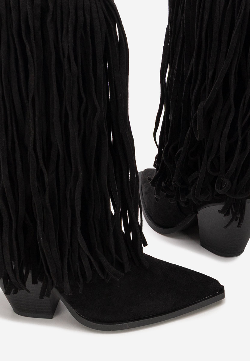 Stivali cowboy donna Kendia nero