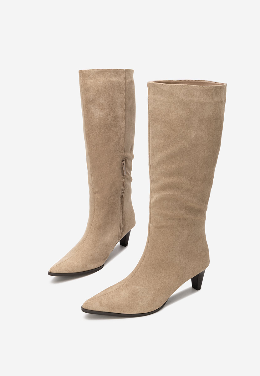 Stivali da donna Favora cachi