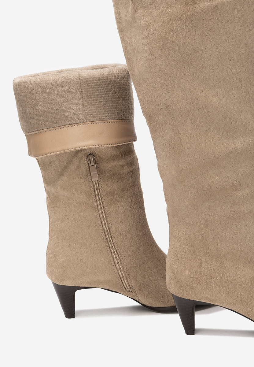 Stivali da donna Favora cachi