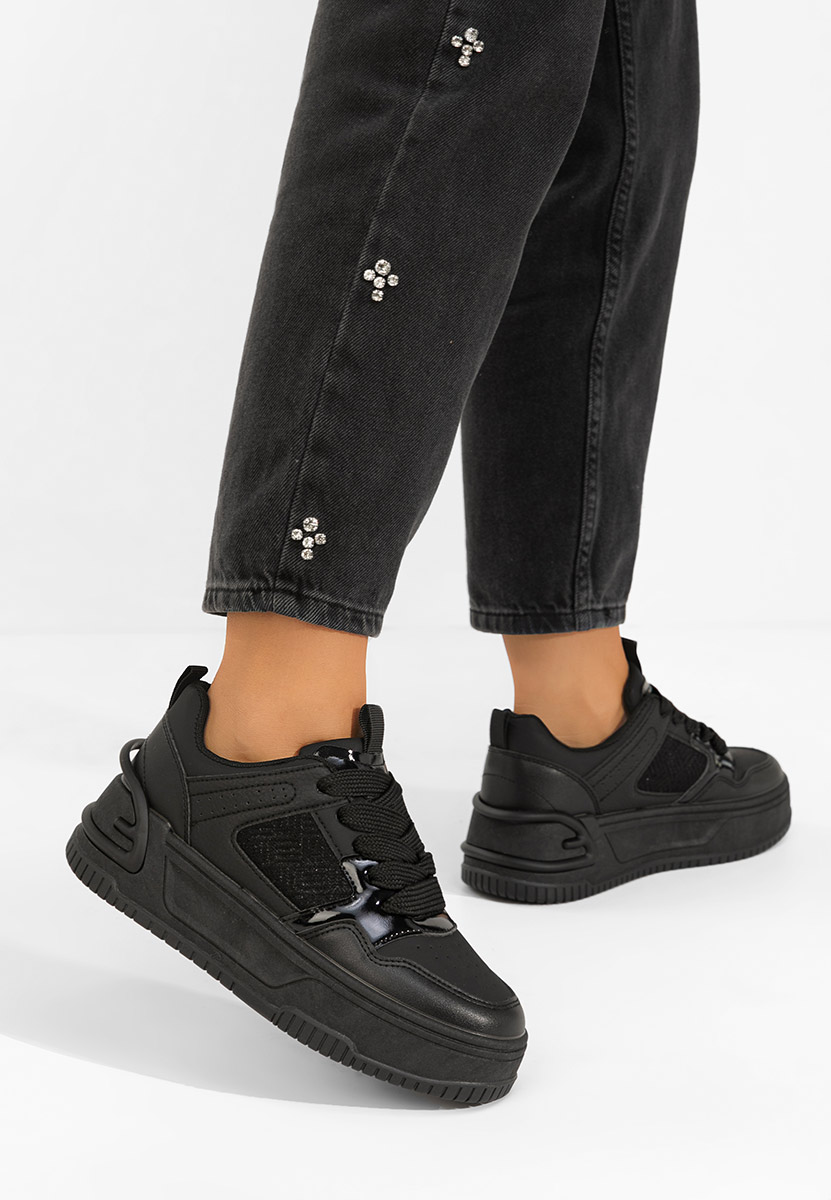 Sneakers con plateau Jenyffer nero