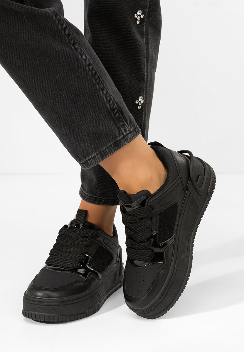 Sneakers con plateau Jenyffer nero
