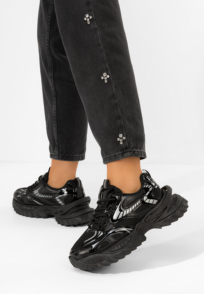 Sneakers con plateau Jacalyn nero