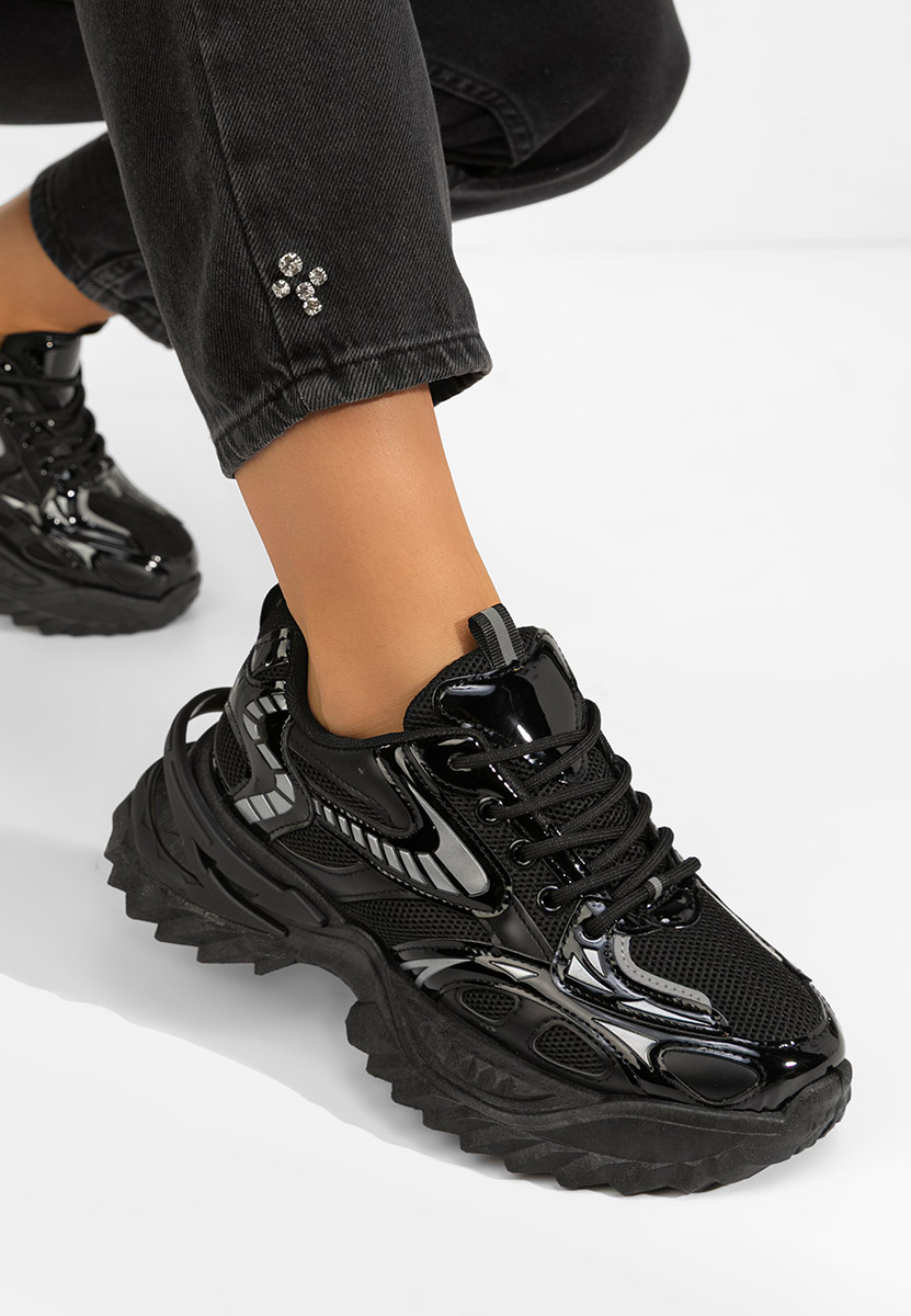 Sneakers con plateau Jacalyn nero