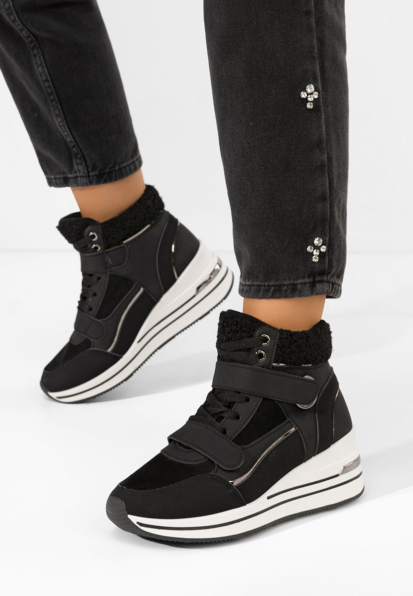 Sneakers donna alte Velaris nero