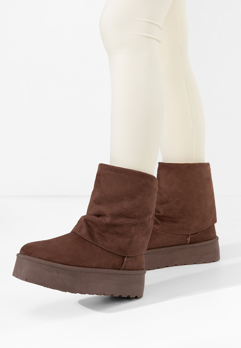 Stivali con piattaforma Janesia marrone