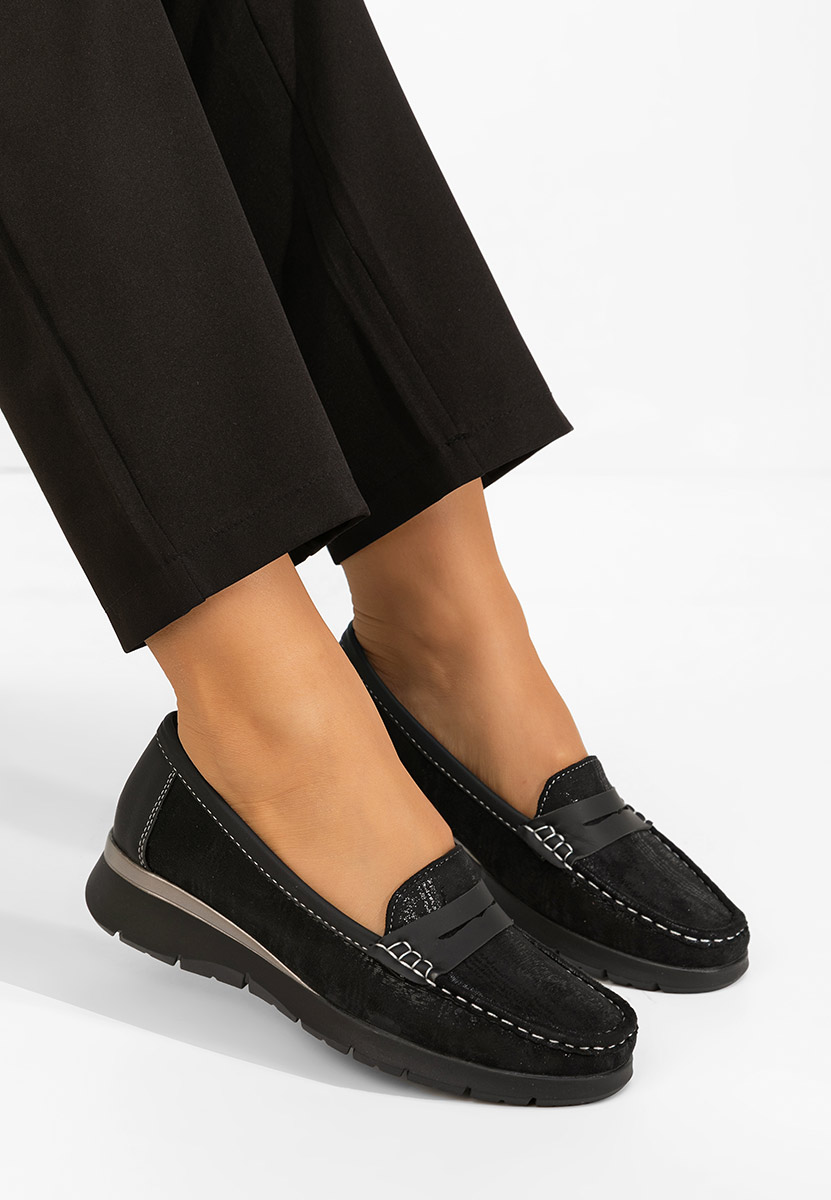 Mocassini da donna Martinea nero