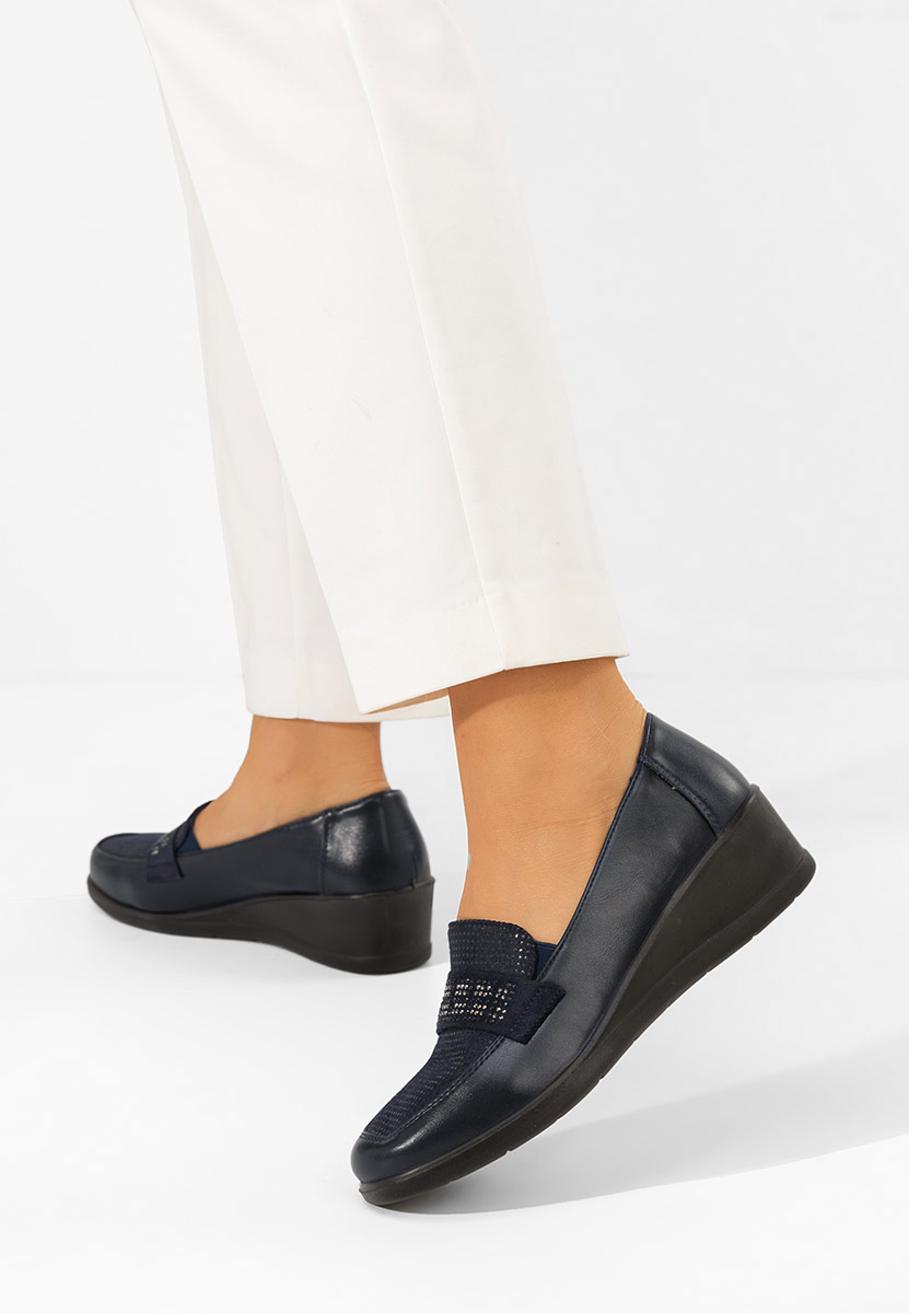 Mocassini da donna Tracey blu