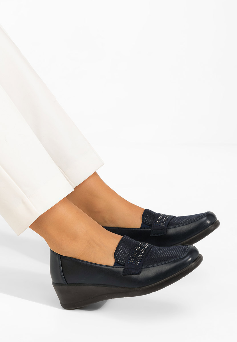 Mocassini da donna Tracey blu