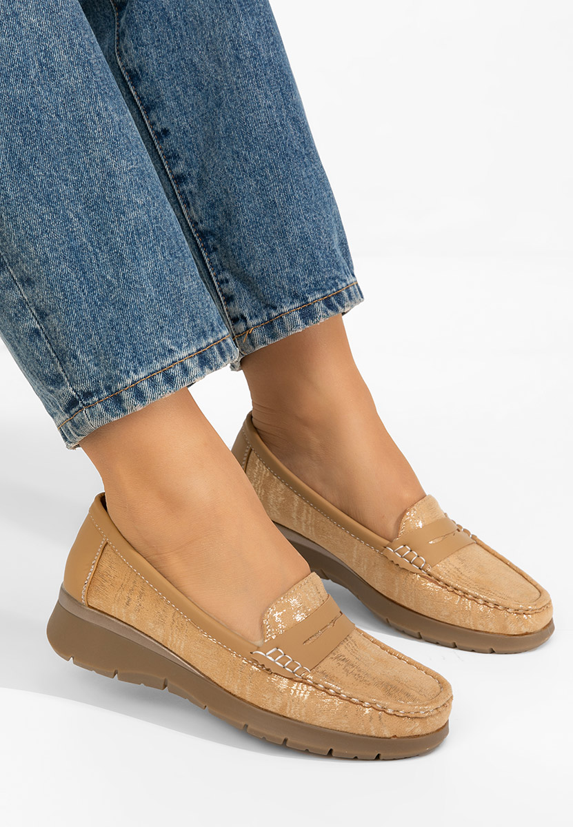 Mocassini da donna Martinea marrone