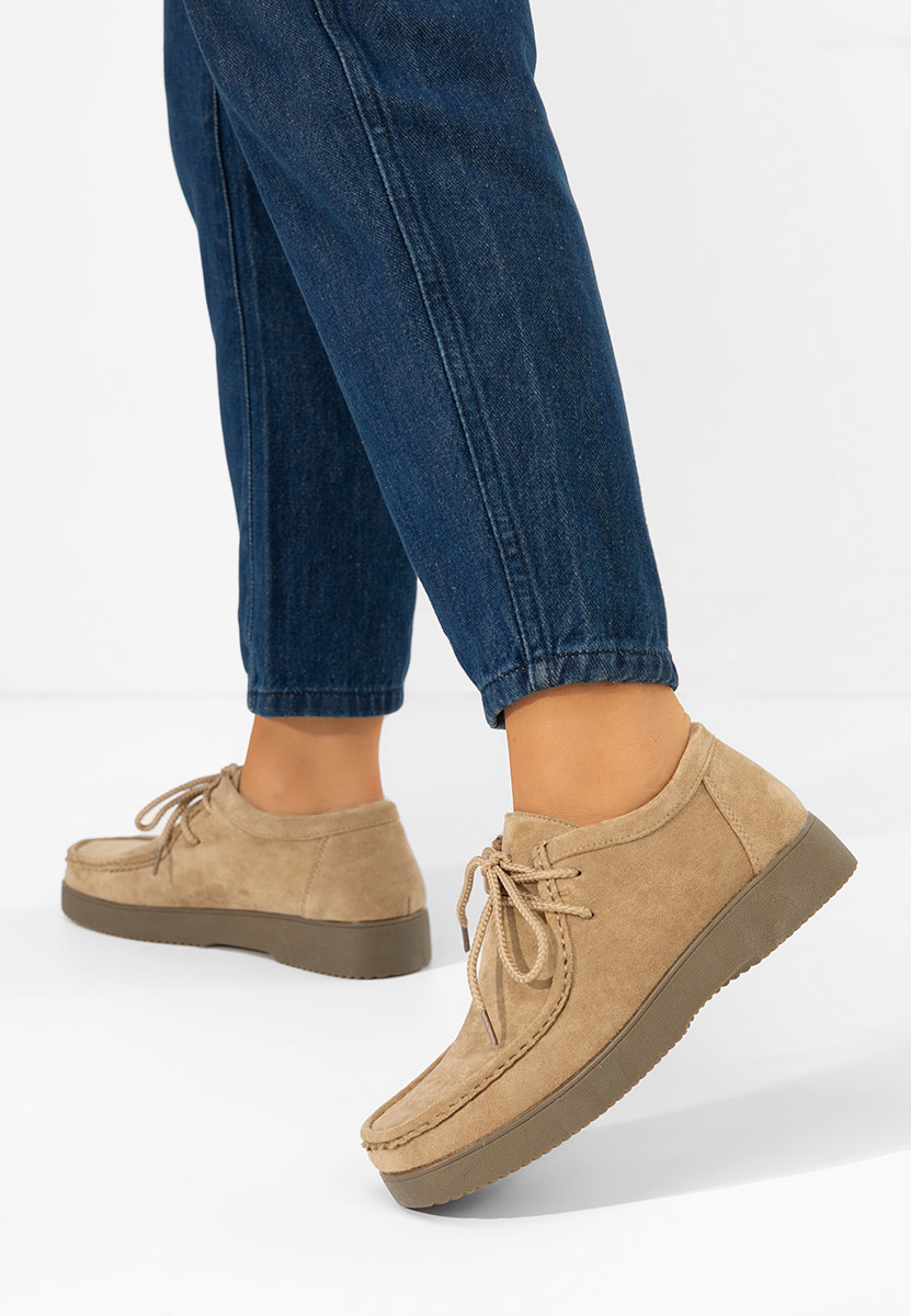Scarpe basse donna Zairia cachi