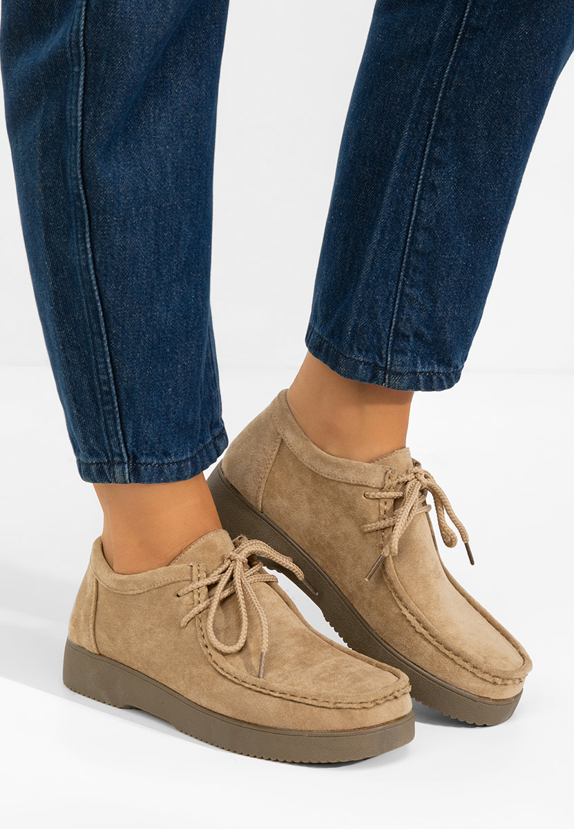 Scarpe basse donna Zairia cachi