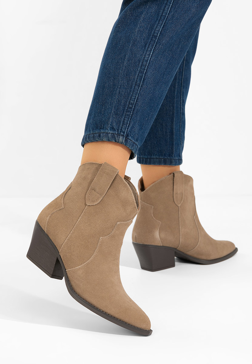 Stivaletti texani donna Glavira cachi