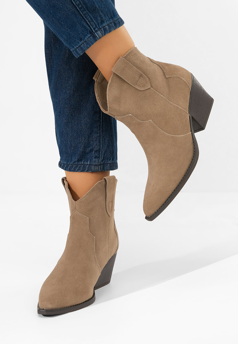 Stivaletti texani donna Glavira cachi