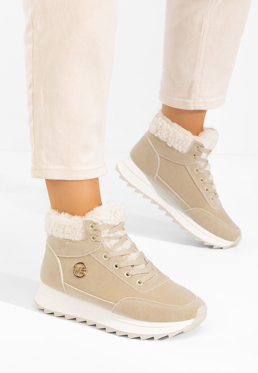 Sneakers donna invernali Avilma V3 beige