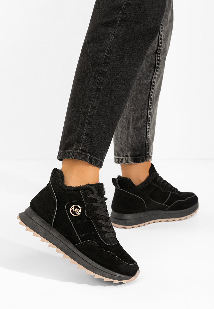 Sneakers donna invernali Lavega V4 nero