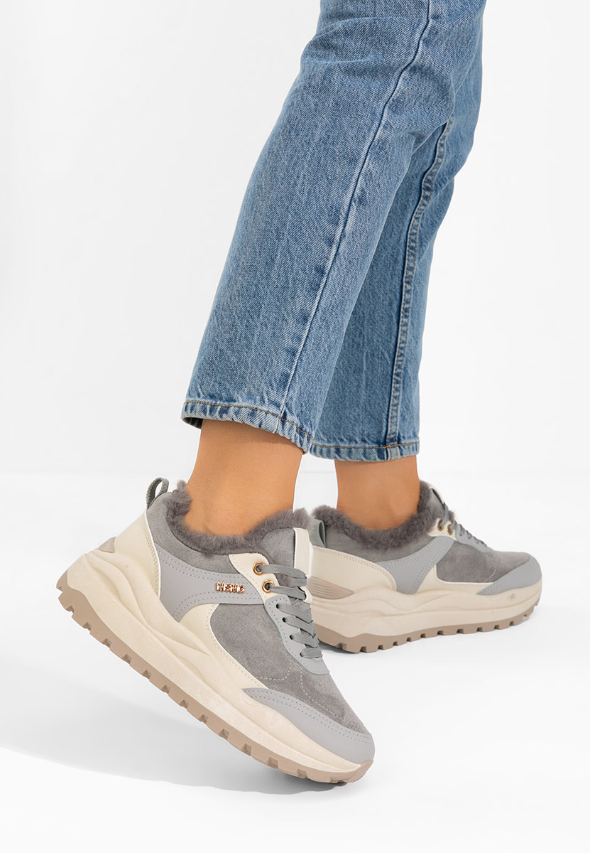 Sneakers con plateau Misay V2 azzurro