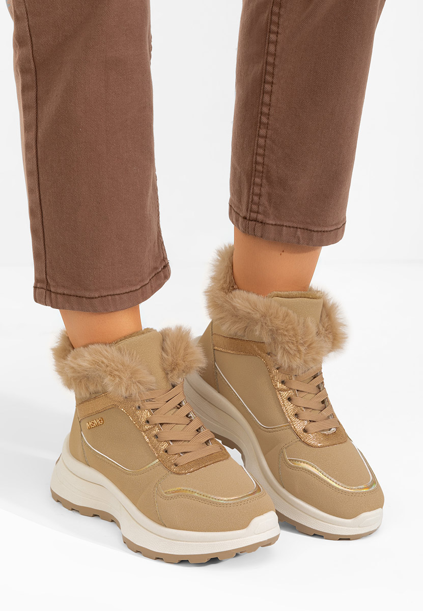 Sneakers donna invernali Toska cachi