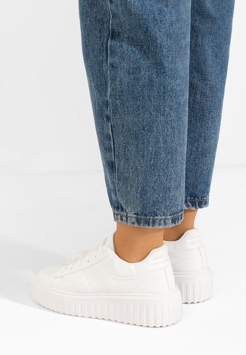 Sneakers con plateau Raula V2 bianchi