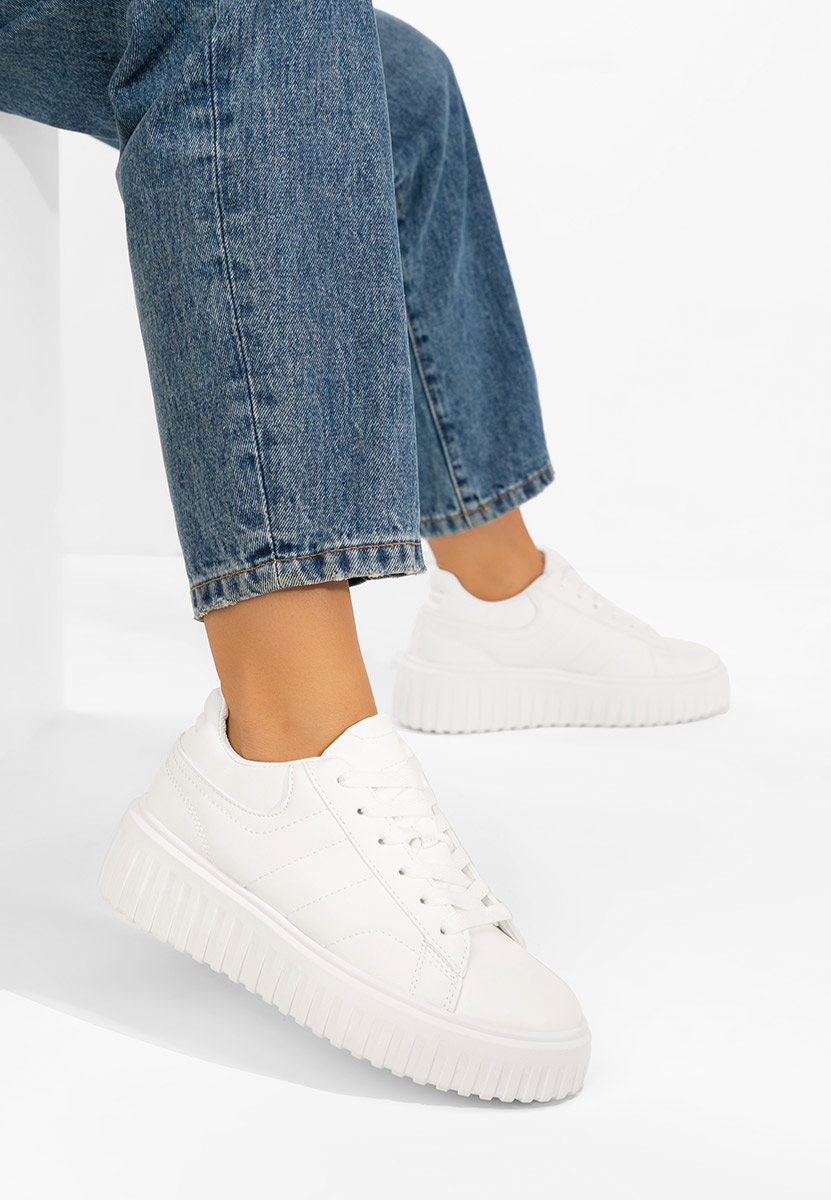 Sneakers con plateau Raula V2 bianchi