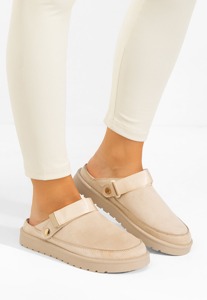 Zoccoli donna Simiona beige Zoccoli donna Simiona beige