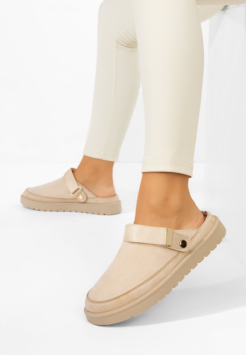 Zoccoli donna Simiona beige Zoccoli donna Simiona beige