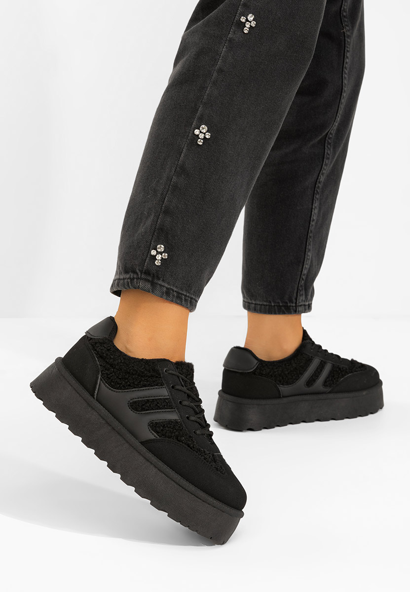 Sneakers con plateau Luniva nero