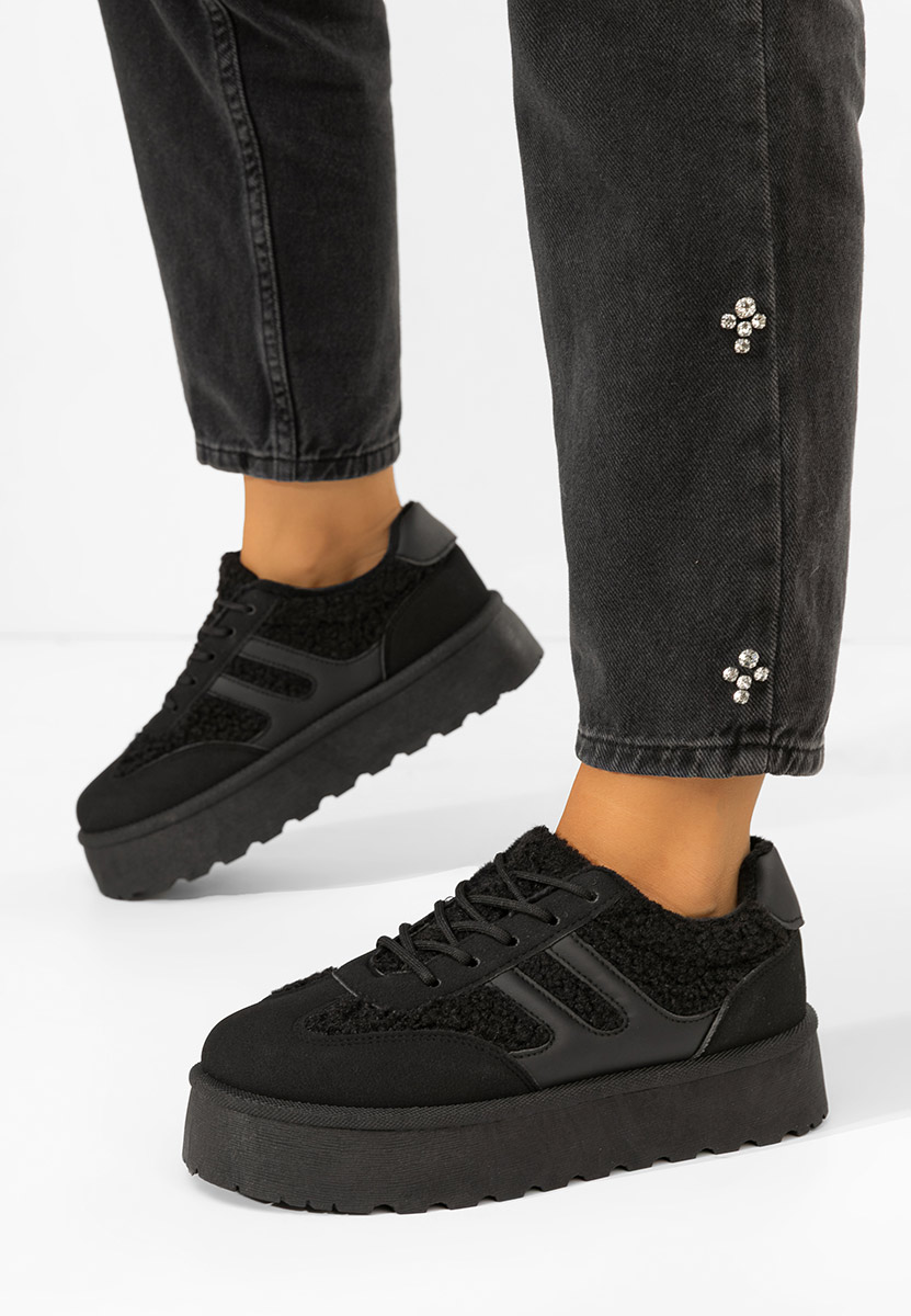 Sneakers con plateau Luniva nero