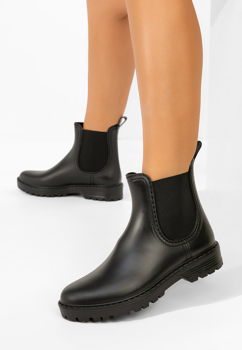 Stivaletti di gomma Palisora nero