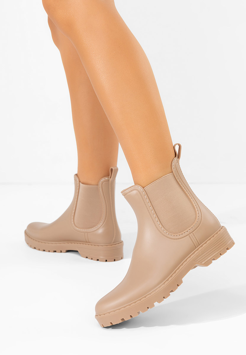 Stivaletti di gomma Palisora beige