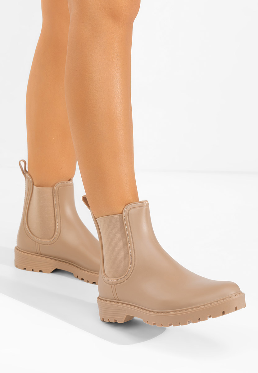 Stivaletti di gomma Palisora beige