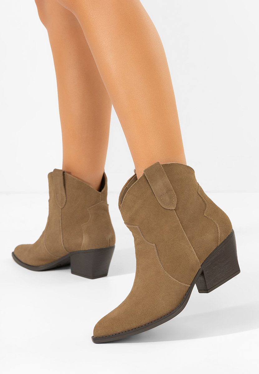 Stivaletti texani donna Glavira cachi