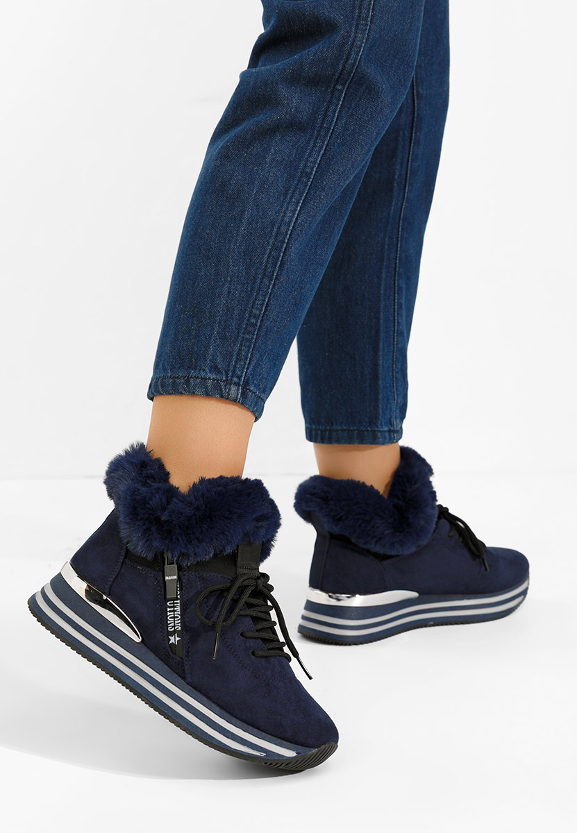 Sneakers donna invernali Axira blu