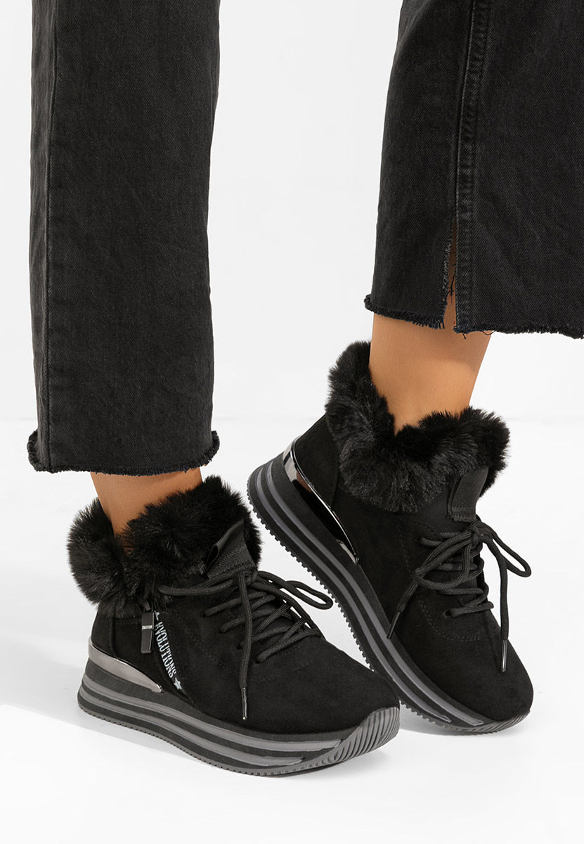 Sneakers donna invernali Axira nero