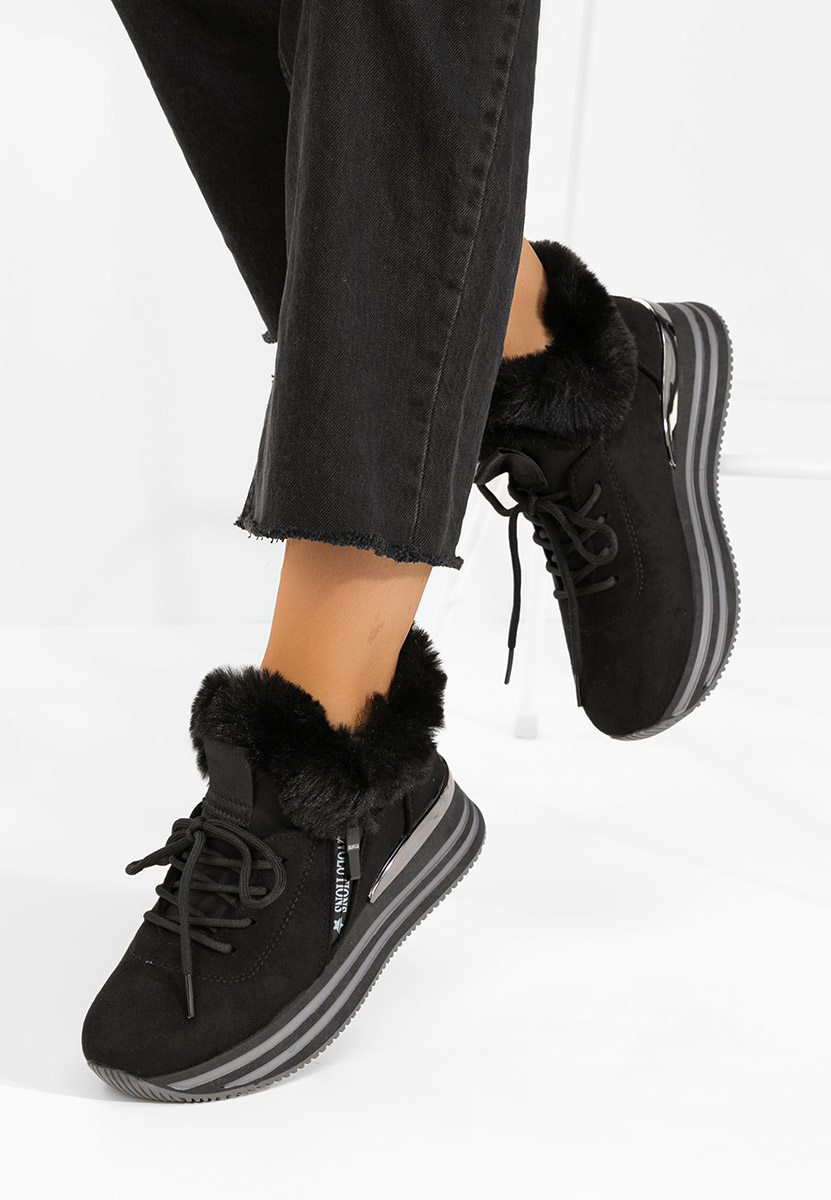 Sneakers donna invernali Axira nero