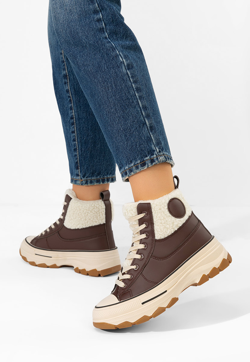 Scarpe da ginnastica High-Top Oziana marrone Scarpe da ginnastica High-Top Oziana marrone