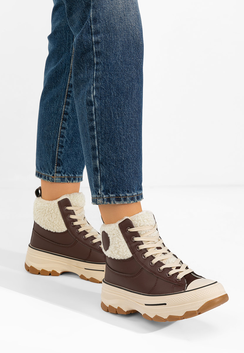 Scarpe da ginnastica High-Top Oziana marrone Scarpe da ginnastica High-Top Oziana marrone