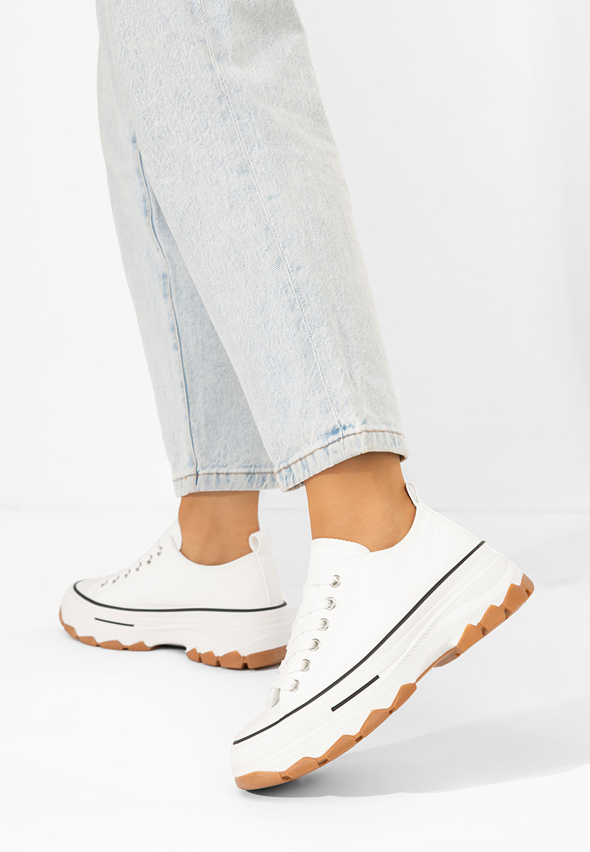 Scarpe da ginnastica con piattaforma Raviana V4 bianchi Scarpe da ginnastica con piattaforma Raviana V4 bianchi