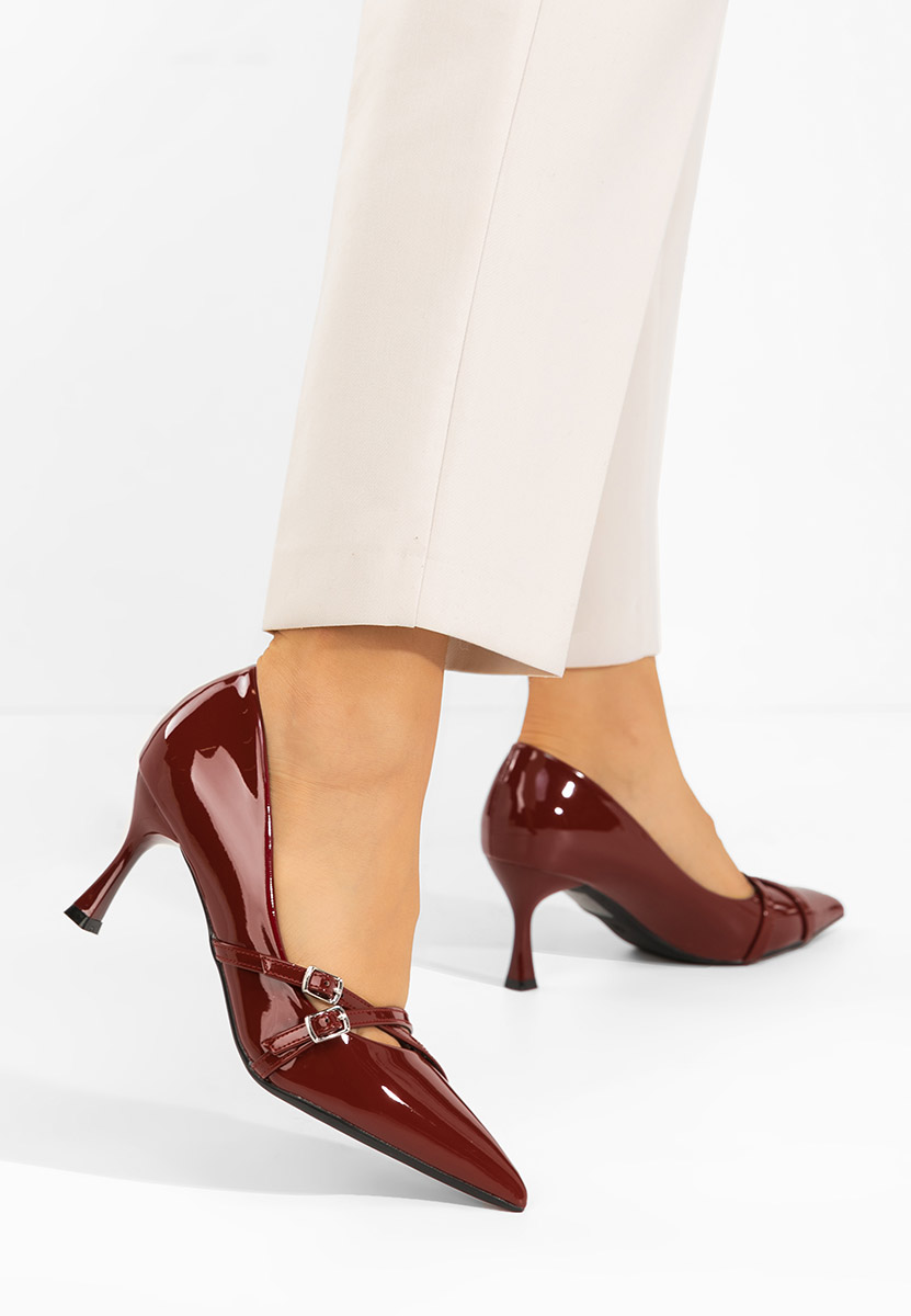 Décolleté tacco a spillo Neena rosso