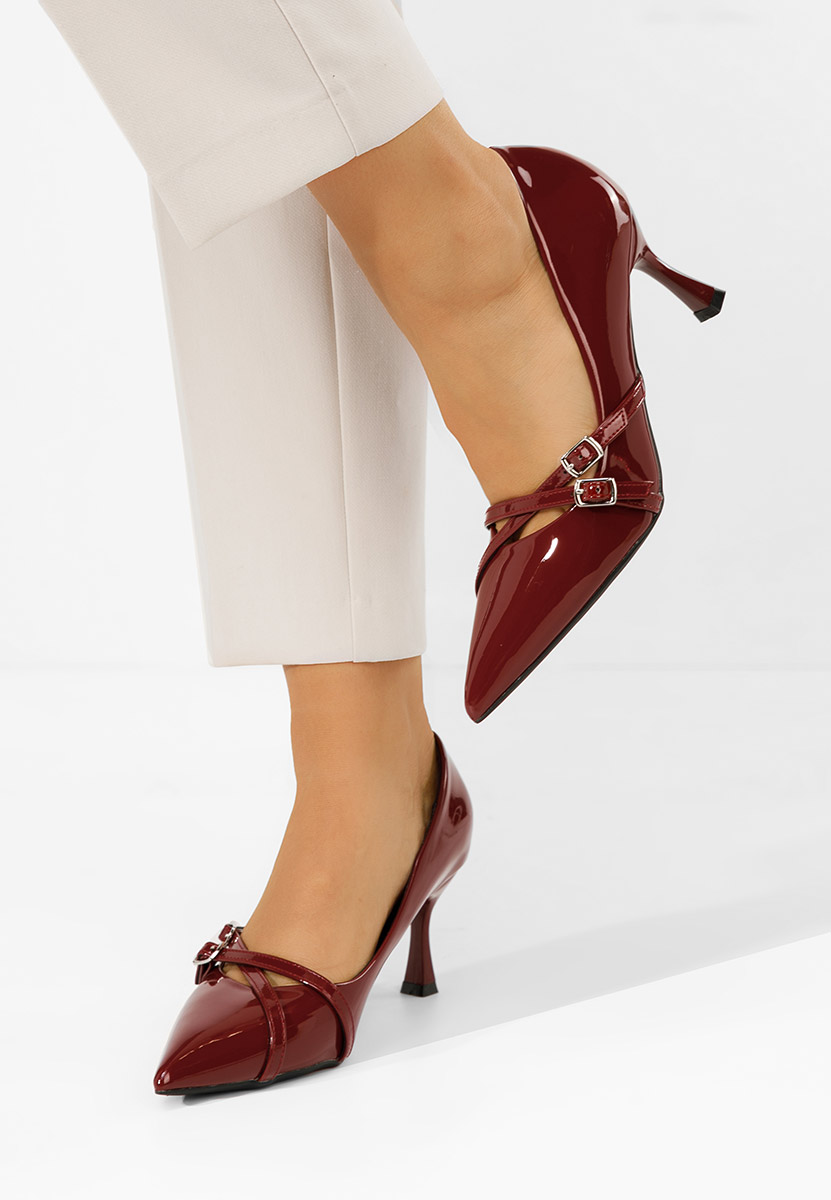 Décolleté tacco a spillo Neena rosso