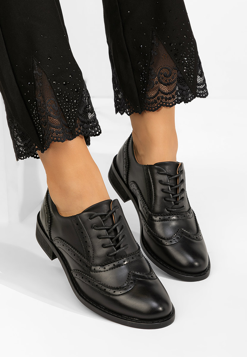 Scarpe brogue donna Cilora nero
