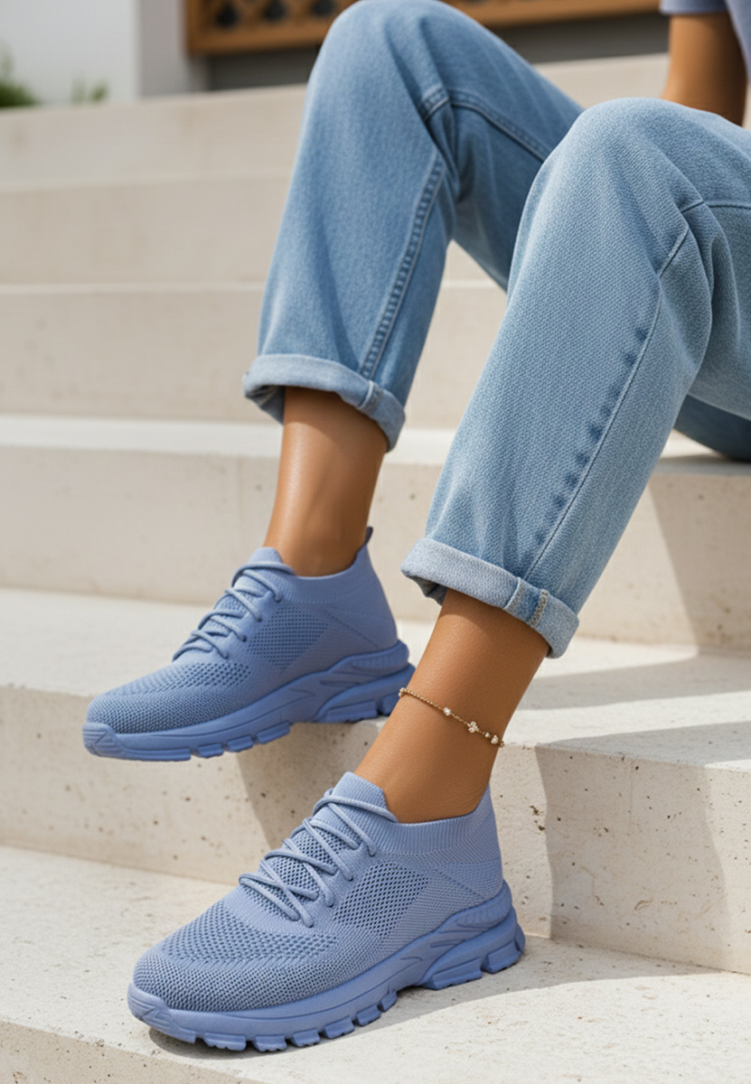 sneakers donna Katrine azzurro