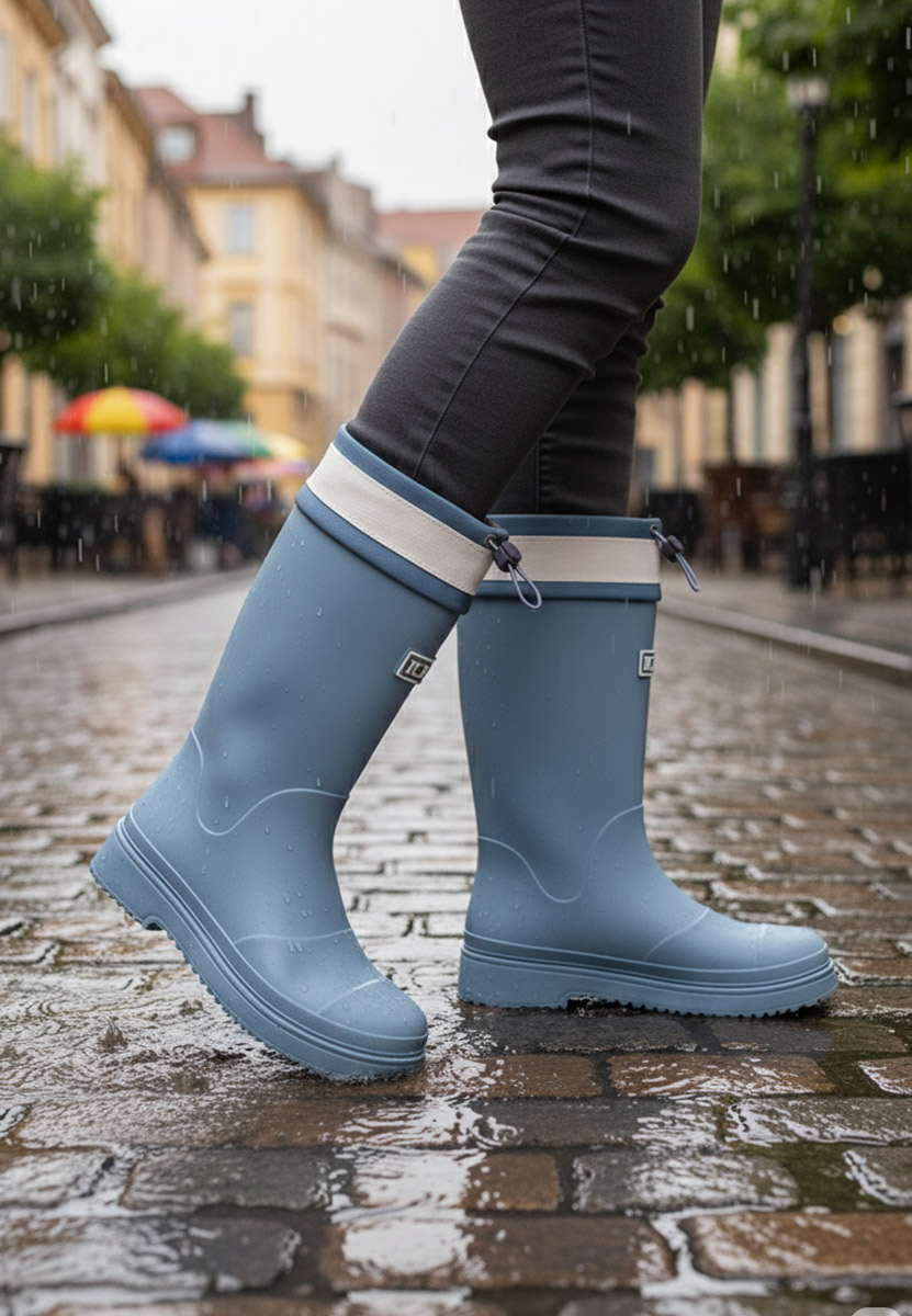 Stivali di gomma donna Cenavia azzurro Stivali di gomma donna Cenavia azzurro