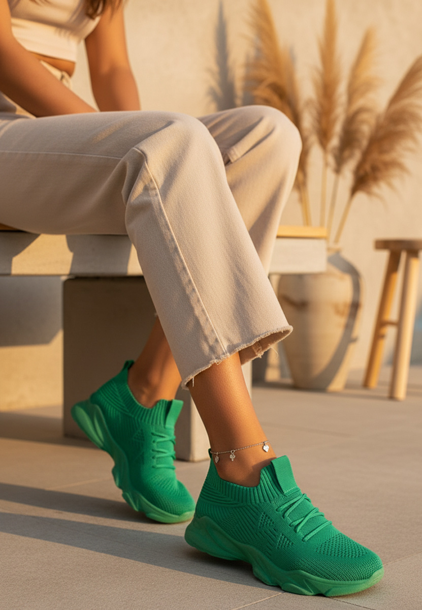 Scarpe sportive donna Lugo verdi