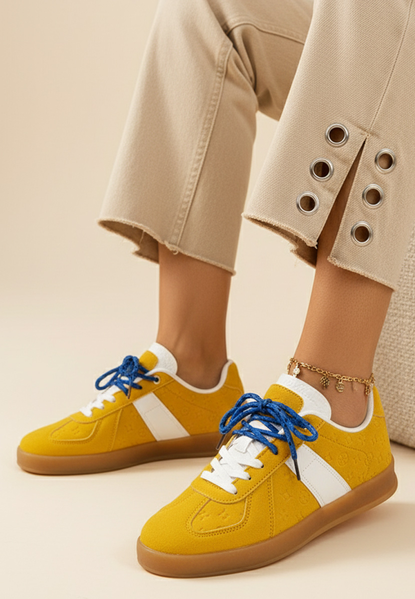 Sneakers donna Lahoma gialli