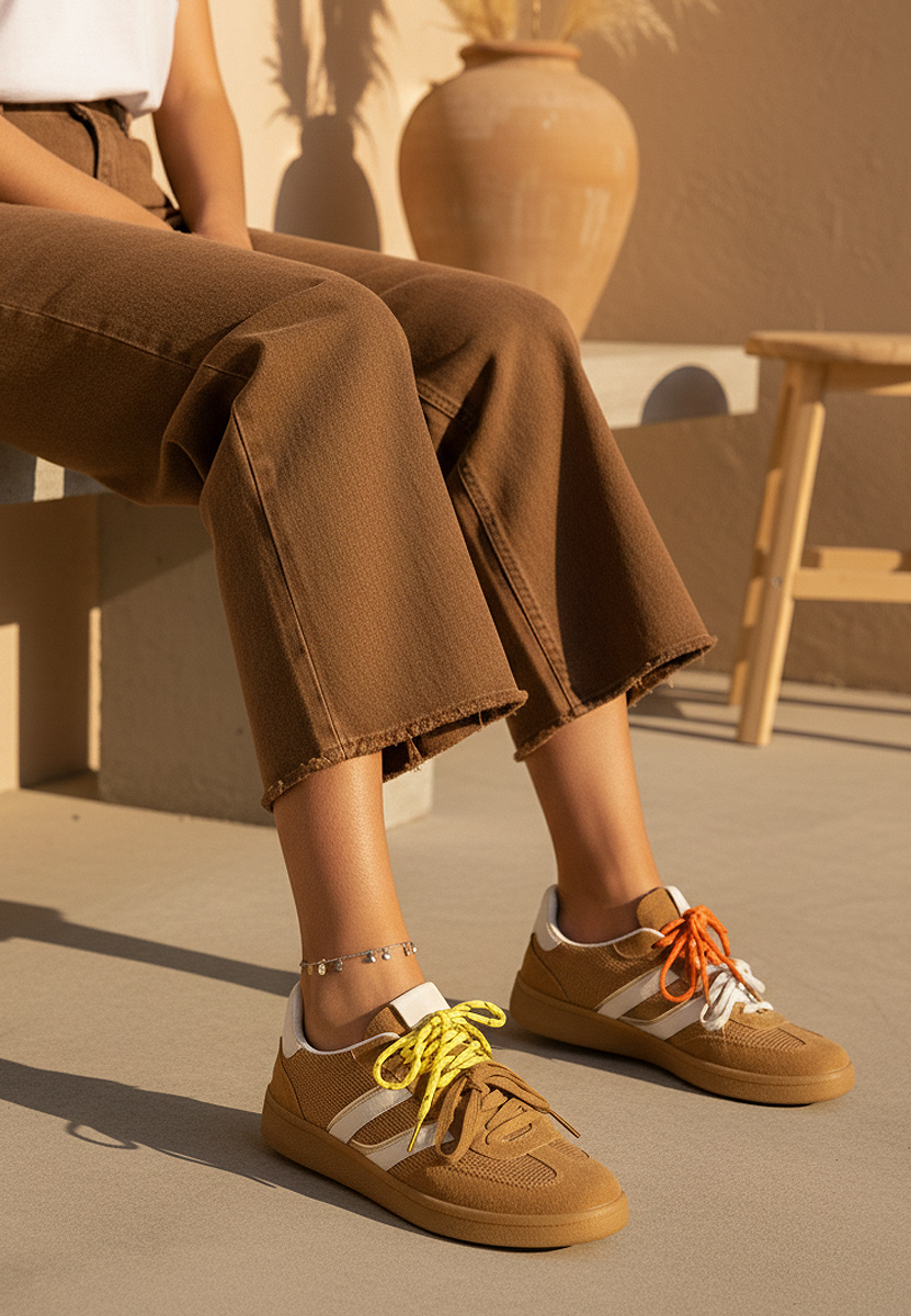 Sneakers donna Athenna marrone