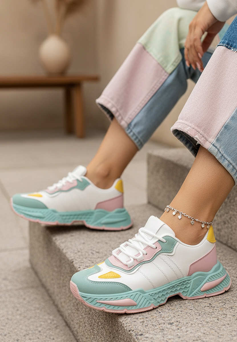 Sneakers donna Elna colorate Sneakers donna Elna colorate