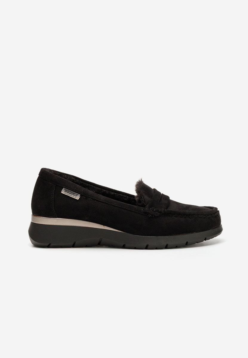 Mocassini donna platform Hazelia nero