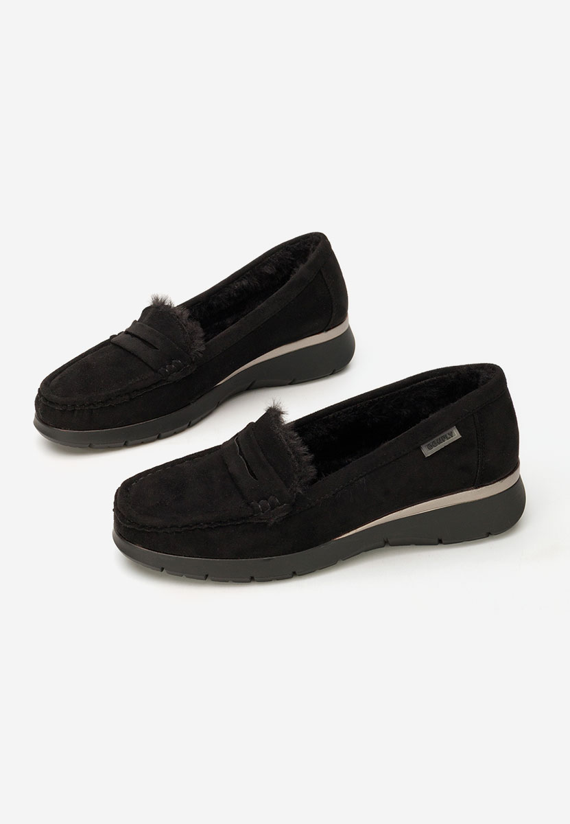 Mocassini donna platform Hazelia nero