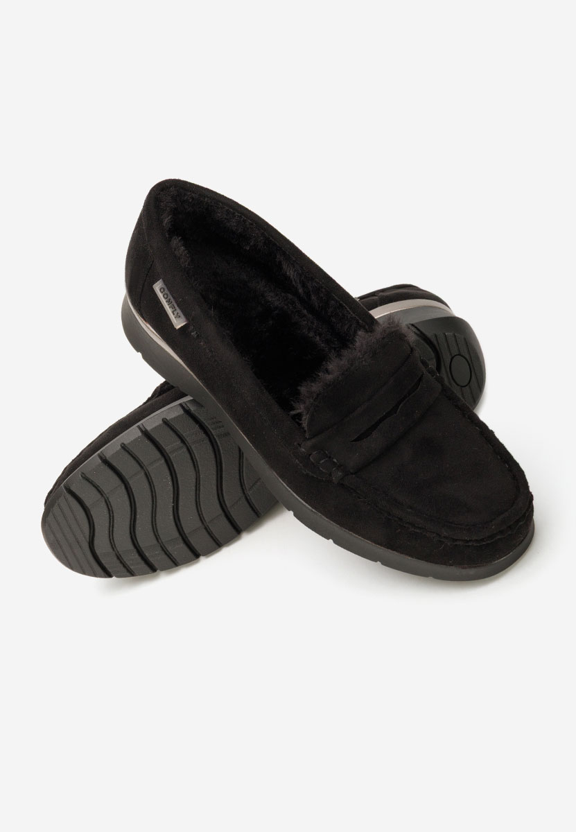 Mocassini donna platform Hazelia nero