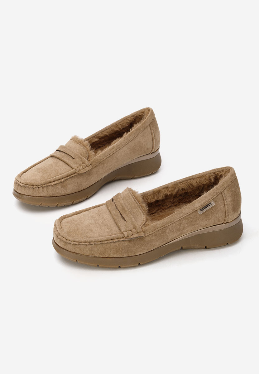 Mocassini donna platform Hazelia cachi